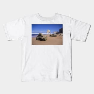 Gog and Magog from Gibson Steps, Port Campbell National Park, Victoria, Australia. Kids T-Shirt
